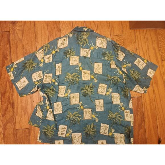 Bermuda Bay Hawaiian Shirt Men’s Large Button Down Polo Short Sleeve Tropical - Picture 6 of 6